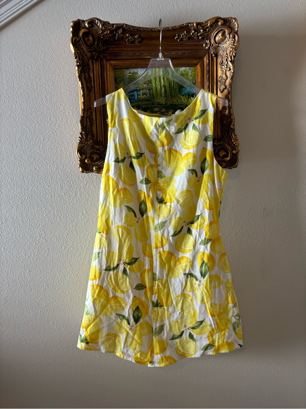 NWT Le Lis Lemon Print Sleeveless Romper